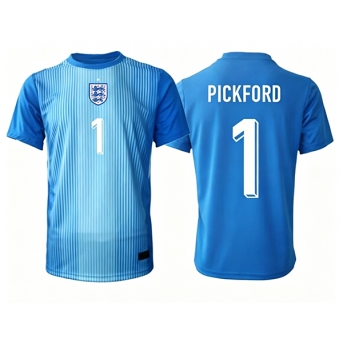 Billige Fotballdrakt England Jordan Pickford #1 Keeper Replika Hjemmedrakt VM 2026 Kortermet